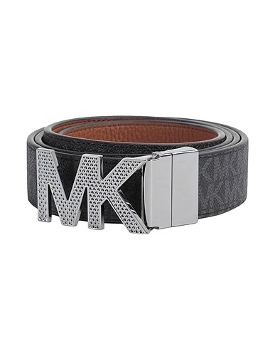 MICHAEL KORS MENS Fabric belt Black 89% PVA - Polyvinyl alcohol, 10% Polyester, 1% Polyurethane