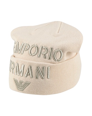 EMPORIO ARMANI Cappello Beige 50% Lana Vergine, 50% Acrilico