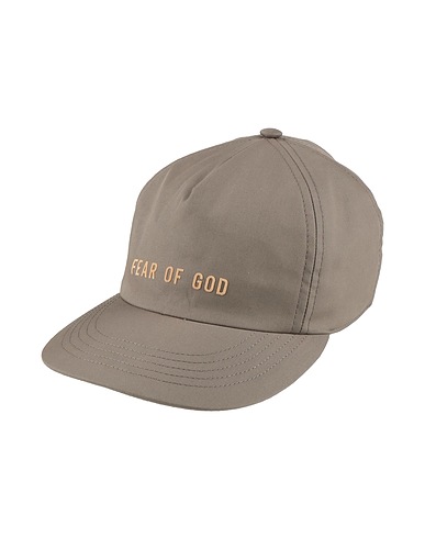 FEAR OF GOD Mützen & Hüte Maulwurfsgrau 100% Baumwolle