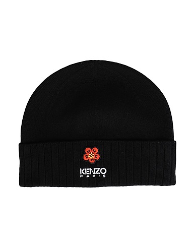 KENZO Hat Black 100% Wool