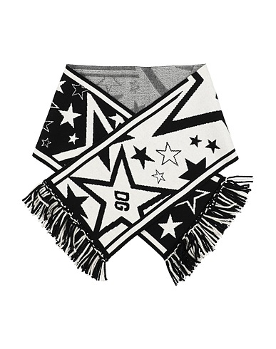 DOLCE&GABBANA Scarves and foulards Black 57% Wool, 43% Cashmere