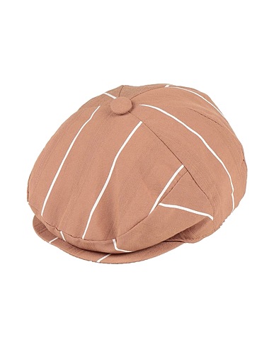 COLORICHIARI Hat Light brown 88% Viscose, 12% Polyester