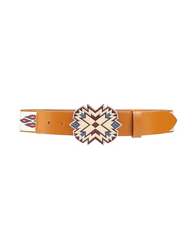 ISABEL MARANT レギュラー幅ベルト キャメル 牛革 100%