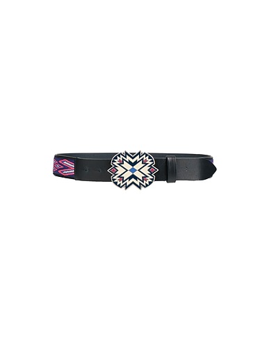 ISABEL MARANT Regular belt Midnight blue 100% Cow leather