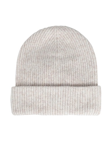 PIECES Hat Light grey 55% Recycled polyester, 25% Polyester, 10% Cashmere, 5% Wool, 5% Elastane