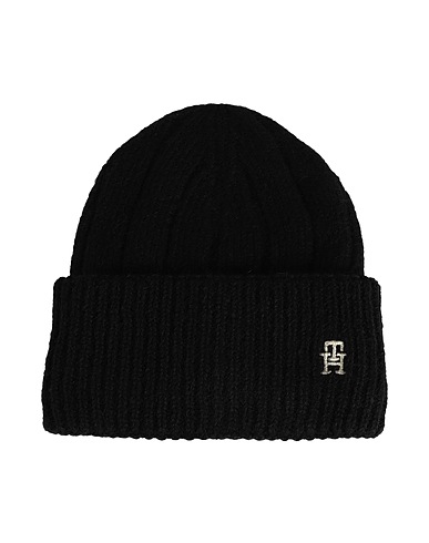 TOMMY HILFIGER Cappello Nero 34% Poliammide, 32% Lana di alpaca, 28% Acrilico, 6% Lana