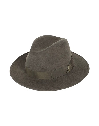 BORSALINO Cappello Verde militare 100% Lana