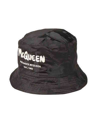 MCQUEEN Hat Black 100% Polyester, Viscose