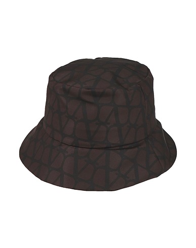 VALENTINO GARAVANI Hat Dark brown 100% Silk