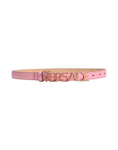 VERSACE Thin belt Pink Soft Leather