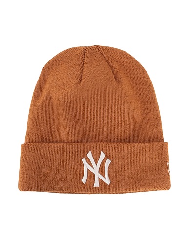NEW ERA Hat LEAGUE ESS CUFF BEANIE NEYYAN  
 Camel 100% Acrylic