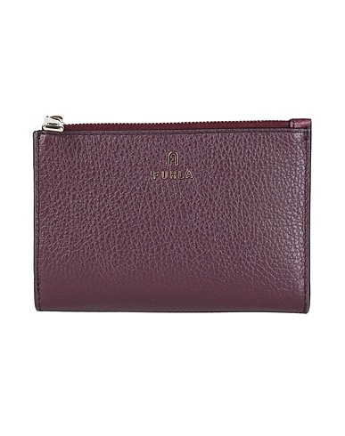 FURLA Document holder FURLA CAMELIA M PASSPORT HOLDE
 Plum 100% Calfskin