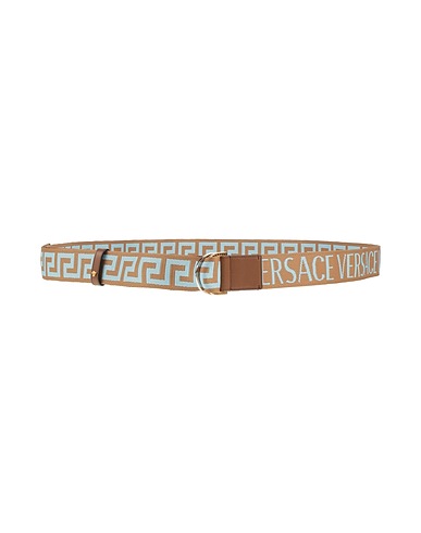 VERSACE Ledergürtel Beige Leder