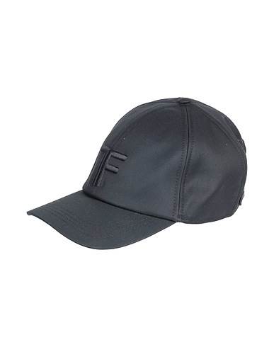TOM FORD Hat Black 100% Cotton, Calfskin, Brass