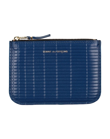 COMME des GARÇONS Pouch Midnight blue Leather