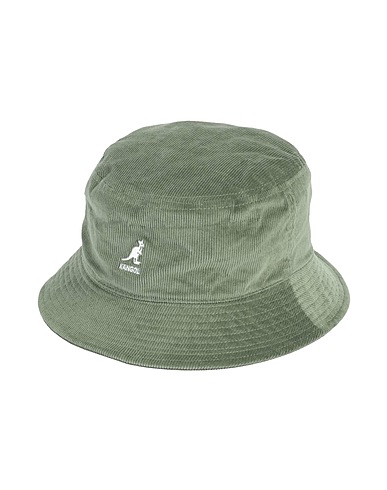 KANGOL Hat Sage green 98% Cotton, 2% Elastane