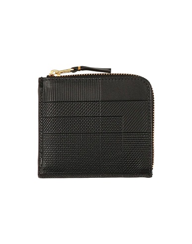 COMME des GARÇONS Wallet Black Bovine leather