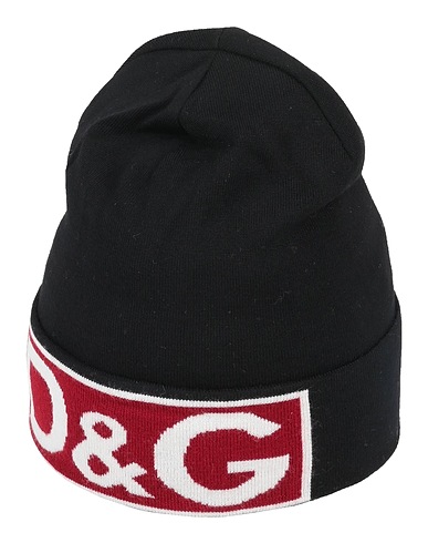 DOLCE&GABBANA Hat Black 100% Virgin Wool