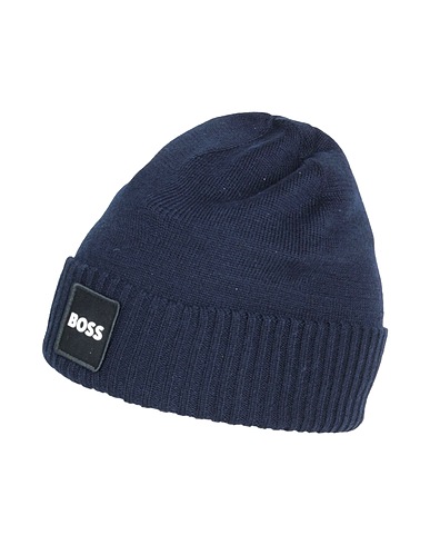 BOSS Hat Midnight blue 41% Polyester, 32% Acrylic, 22% Polyamide, 5% Wool