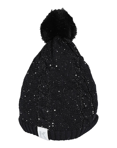 KARL LAGERFELD Mützen & Hüte Schwarz 53% Baumwolle, 47% Polyester