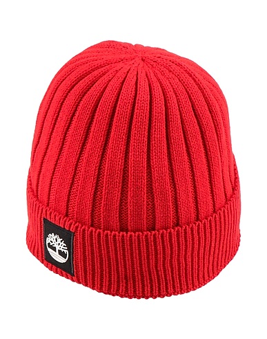 TIMBERLAND Hat Red 100% Cotton
