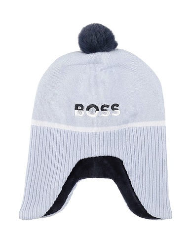 BOSS Cappello Celeste 100% Cotone