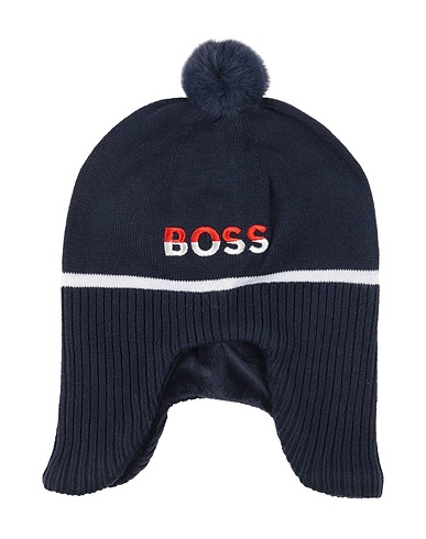 BOSS Hat Midnight blue 100% Cotton
