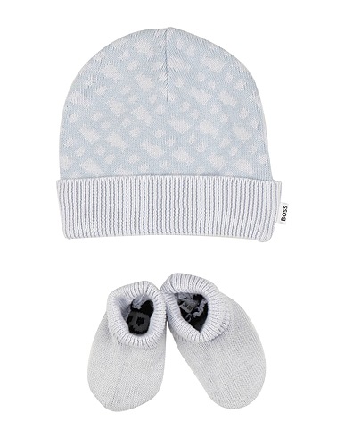 BOSS Set baby Celeste 100% Cotone