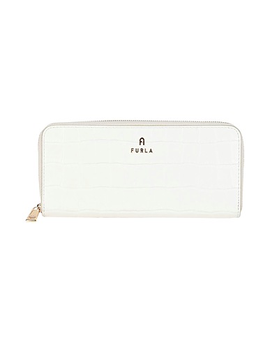 FURLA Wallet FURLA CAMELIA XL ZIP AROUND SL
 Off white Calfskin