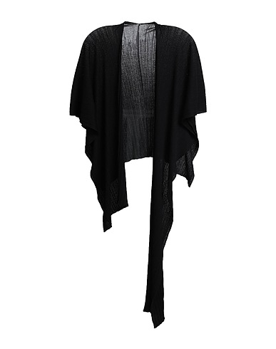 SMINFINITY Scarves and foulards Black 55% Silk, 45% Cotton