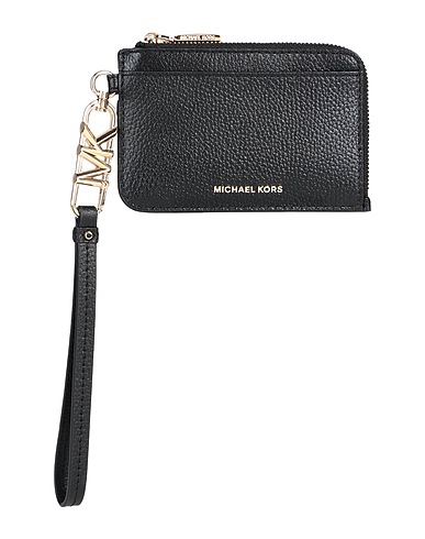 MICHAEL MICHAEL KORS Portafoglio Nero 100% Pelle di bovino
