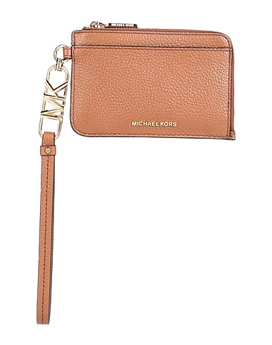 MICHAEL MICHAEL KORS Wallet Tan 100% Cow leather