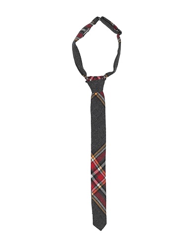 DOLCE&GABBANA Ties and bow ties Charcoal 100% Virgin Wool