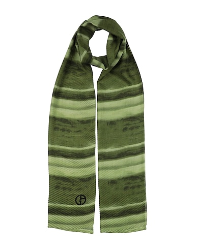 GIORGIO ARMANI Scarves and foulards Military green 85% Modal, 15% Silk