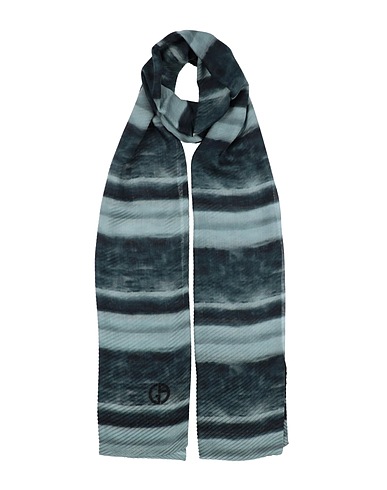 GIORGIO ARMANI Scarves and foulards Slate blue 85% Modal, 15% Silk