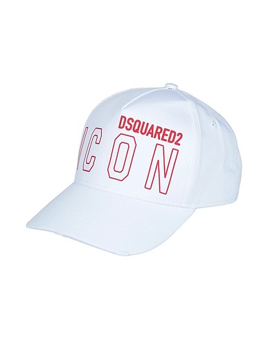 DSQUARED2 Hat ICON White 100% Cotton
