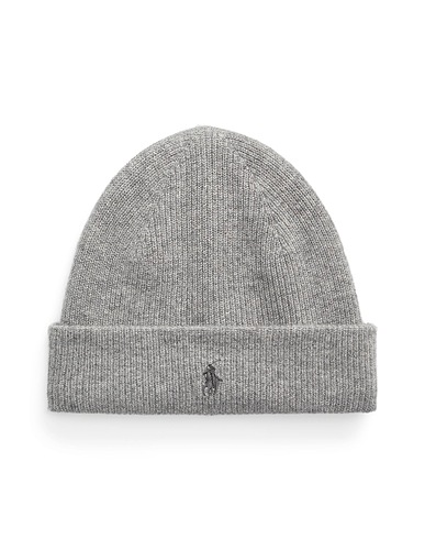 POLO RALPH LAUREN Cappello WASHABLE CASHMERE BEANIE
 Grigio 100% Cachemire