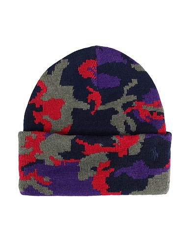 POLO RALPH LAUREN Hat Purple 40% Acrylic, 30% Recycled nylon, 30% Wool