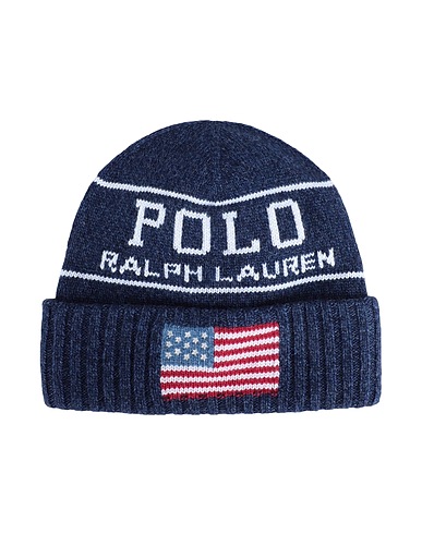 POLO RALPH LAUREN Mützen & Hüte Marineblau 40% Wolle, 32% Acryl, 28% Recyceltes nylon