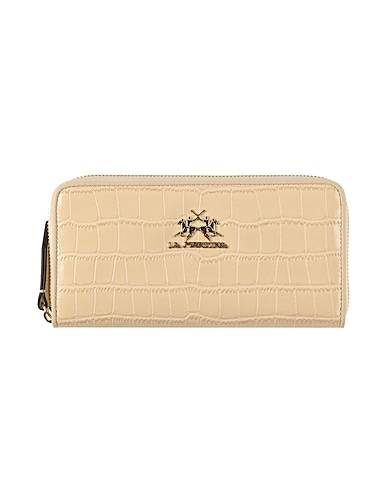 LA MARTINA Portafoglio Off white 100% Poliuretano