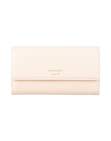 EMPORIO ARMANI Wallet Blush 100% Polyester, Polyurethane, Cow leather