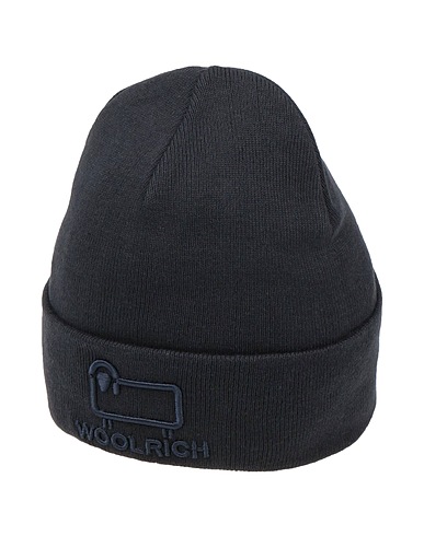 WOOLRICH Hat Midnight blue 85% Cotton, 15% Wool