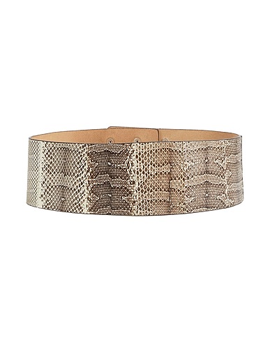 EMPORIO ARMANI High-waist belt Black 100% Ayers, Ovine leather