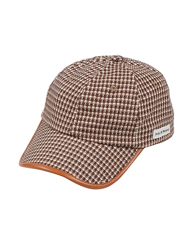 DRÔLE DE MONSIEUR Hat Dark brown 100% Cotton