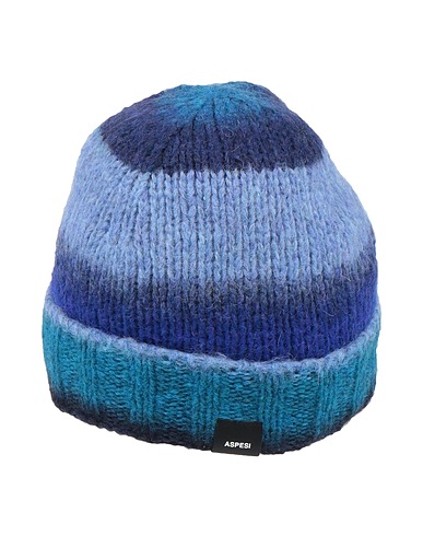 ASPESI Hat Midnight blue 32% Wool, 32% Acrylic, 20% Polyamide, 16% Alpaca wool