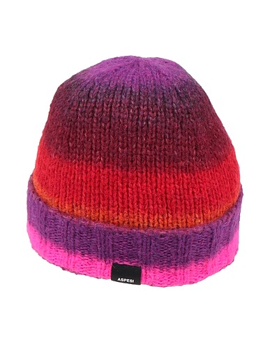 ASPESI Cappello Fucsia 32% Lana, 32% Acrilico, 20% Poliammide, 16% Lana di alpaca