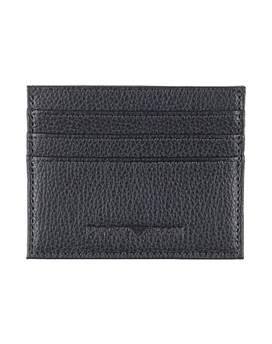 EMPORIO ARMANI Small Leather Goods Midnight blue Calfskin