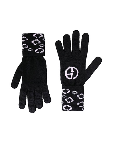 GIORGIO ARMANI Gloves Black 66% Viscose, 34% Polyamide
