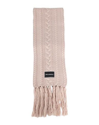 KARL LAGERFELD Scarves and foulards Beige 100% Wool