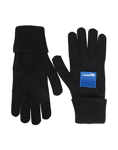 KARL LAGERFELD JEANS Gloves Black 50% Nylon, 40% Viscose, 5% Cashmere, 5% Wool